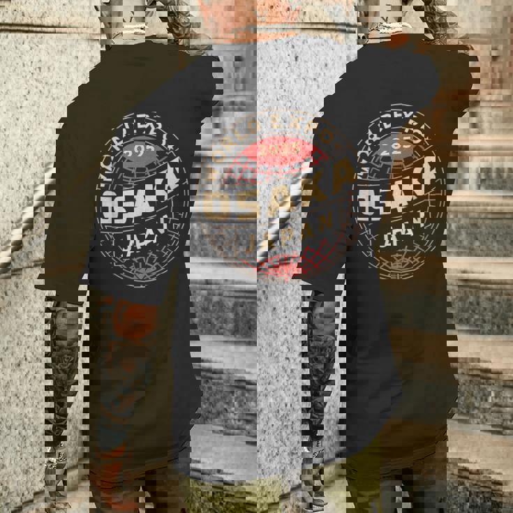 世界博覧会2025大阪日本が文化を結集。 メンズTシャツ バックプリント 彼への贈り物