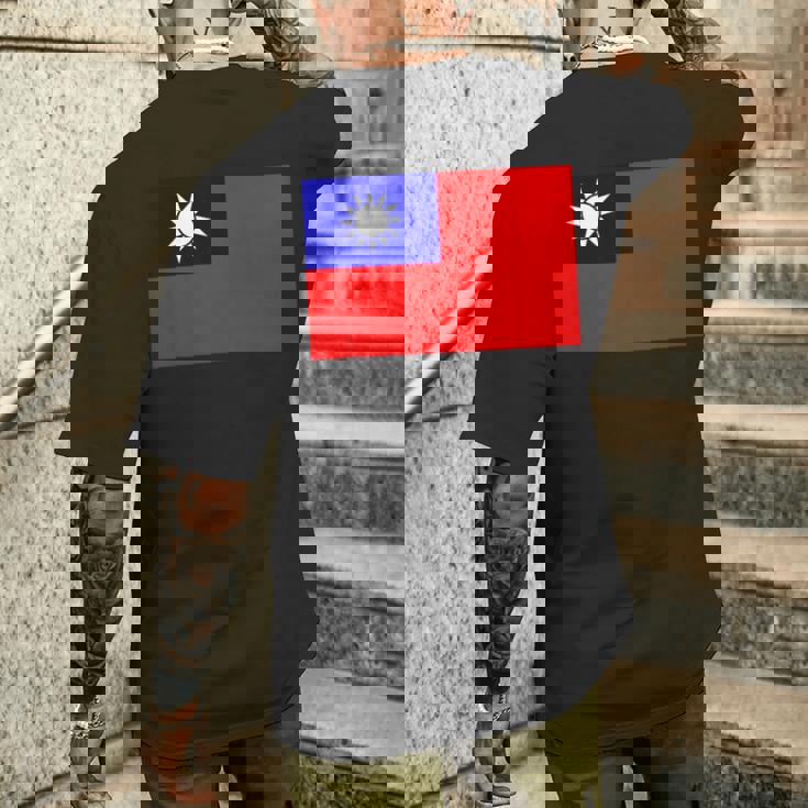 中国国旗 台湾 メンズTシャツ バックプリント 彼への贈り物