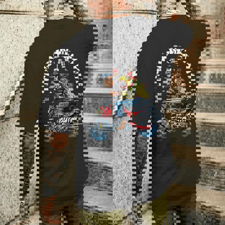 人生はモンキーバイク メンズTシャツ バックプリント 彼への贈り物