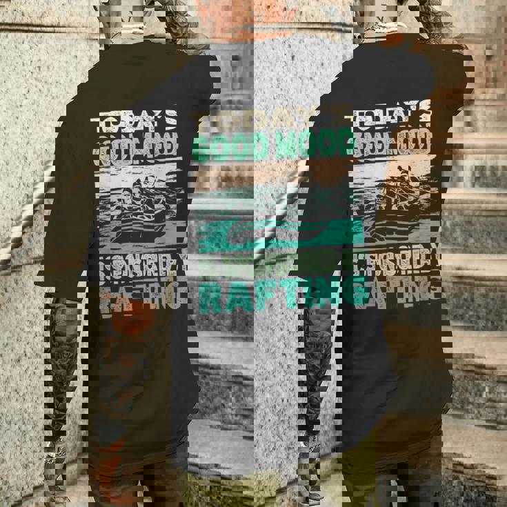 今日のいい気分はラフティングがスポンサー メンズTシャツ バックプリント 彼への贈り物