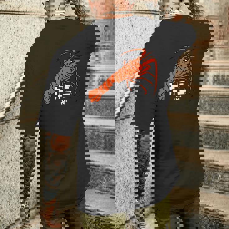 伊勢エビ エビ カニ ウニ 海洋生物 矛盾 おもしろ イラスト かわいい 面白い ネタ 画像 メンズTシャツ バックプリント 彼への贈り物