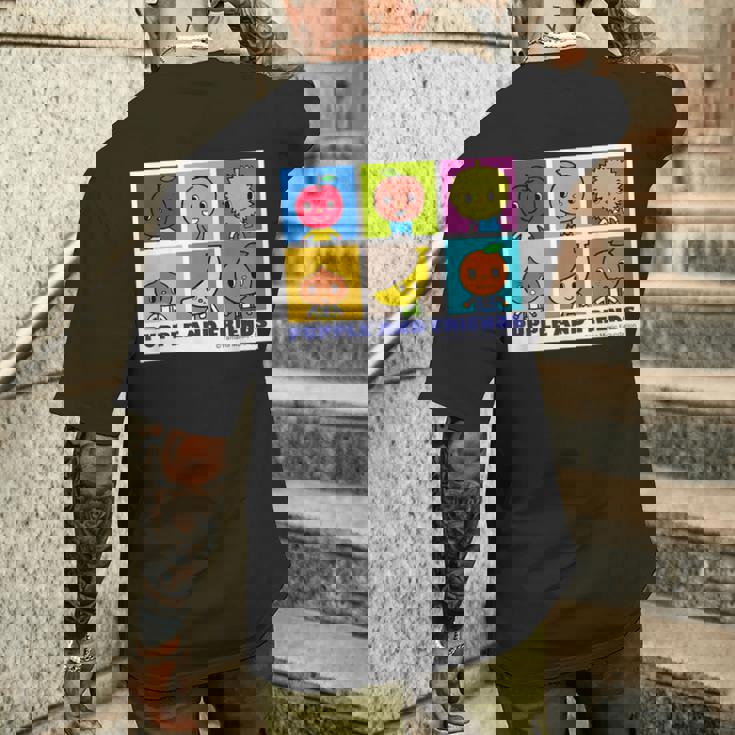 元気いっぱいおともだち メンズTシャツ バックプリント 彼への贈り物