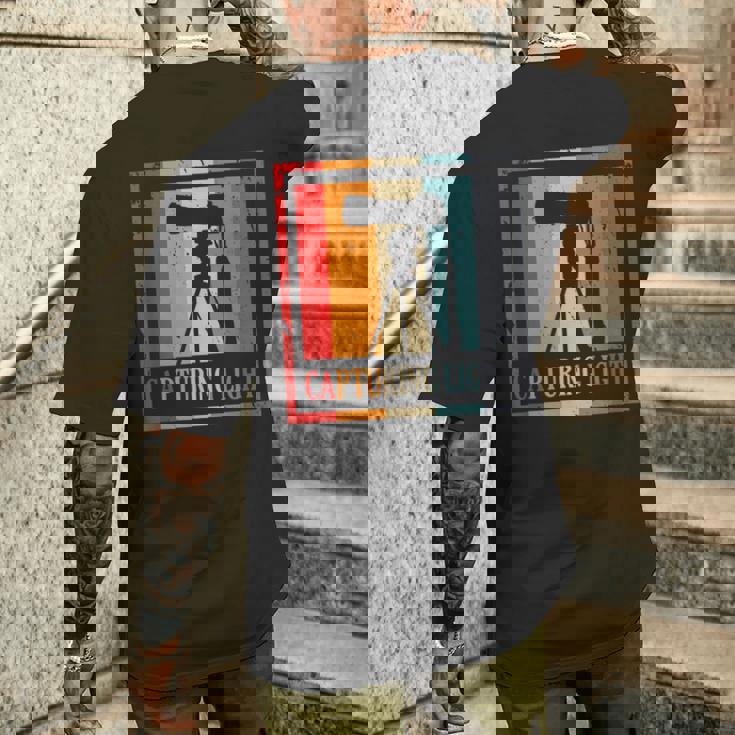 写真家 カメラ 写真撮影 デジタルカメラ メンズTシャツ バックプリント 彼への贈り物