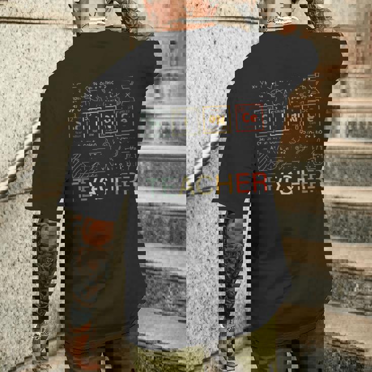 化学要素ラボサイエンス メンズTシャツ バックプリント 彼への贈り物