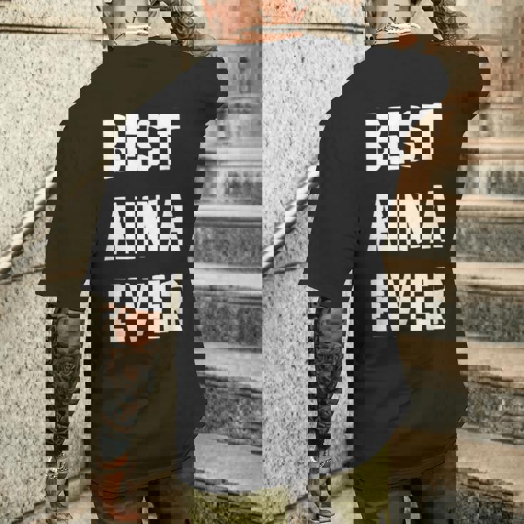 史上最高の Aina メンズTシャツ バックプリント 彼への贈り物