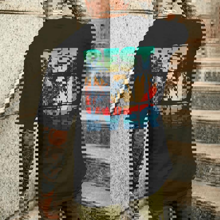 史上最高のお父さん メンズTシャツ バックプリント 彼への贈り物