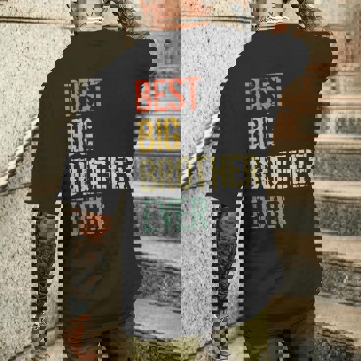 史上最高の兄貴 メンズTシャツ バックプリント 彼への贈り物