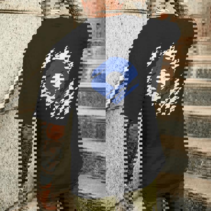 和歌山県旗 メンズTシャツ バックプリント 彼への贈り物