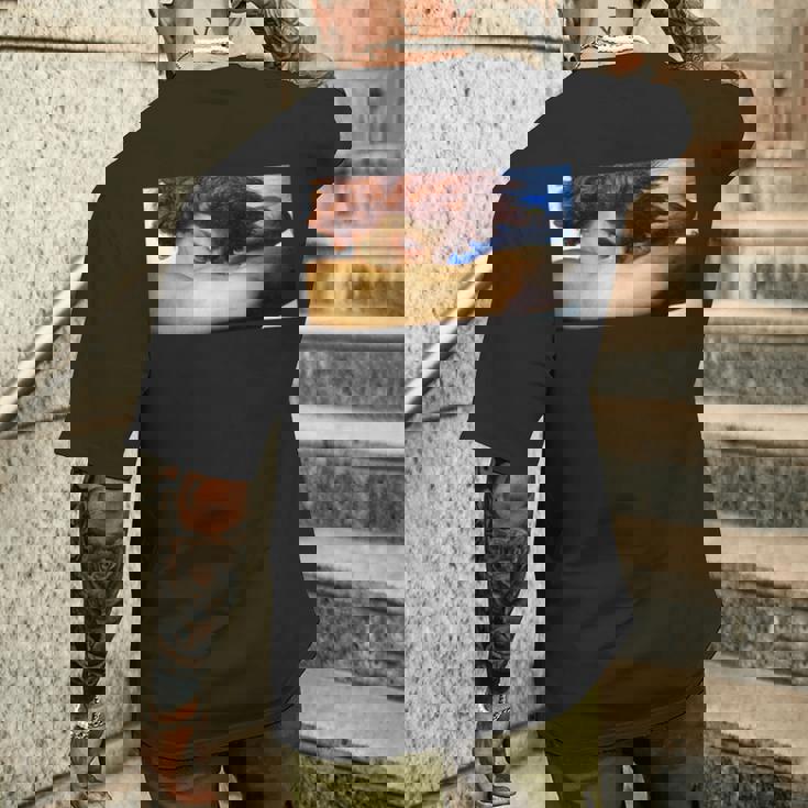 堕天使ルシファー・アレクサンドル・カバネル・ルネサンス ゴシック メンズTシャツ バックプリント 彼への贈り物