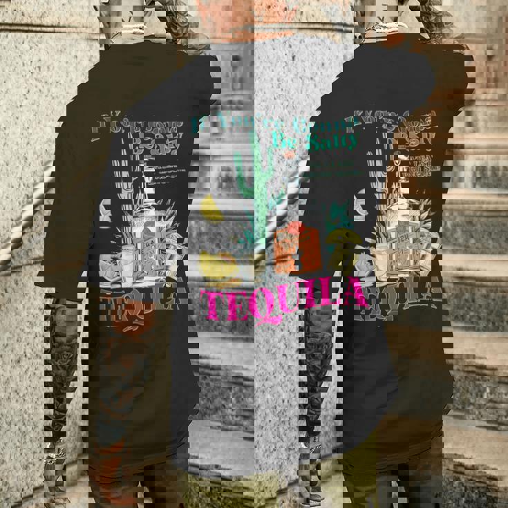 塩辛くなるならテキーラのサマーパーティーを持ってきて メンズTシャツ バックプリント 彼への贈り物