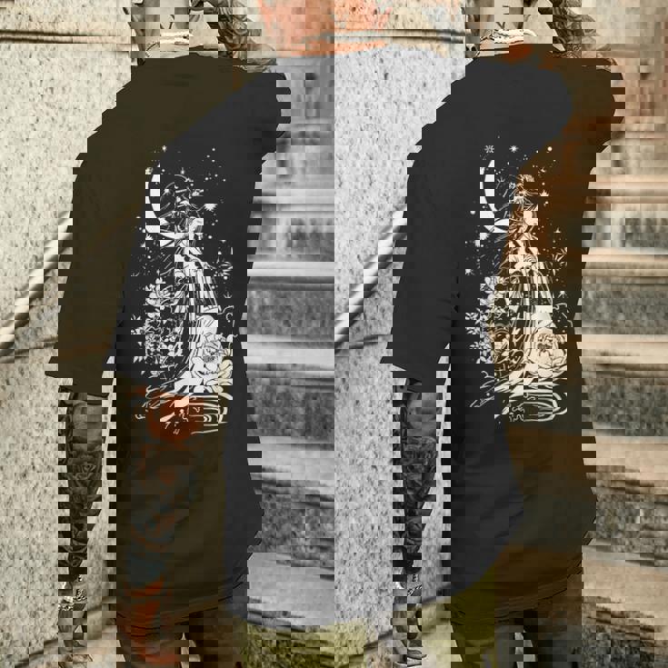 天照 天神 魔術 日本 神 メンズTシャツ バックプリント 彼への贈り物