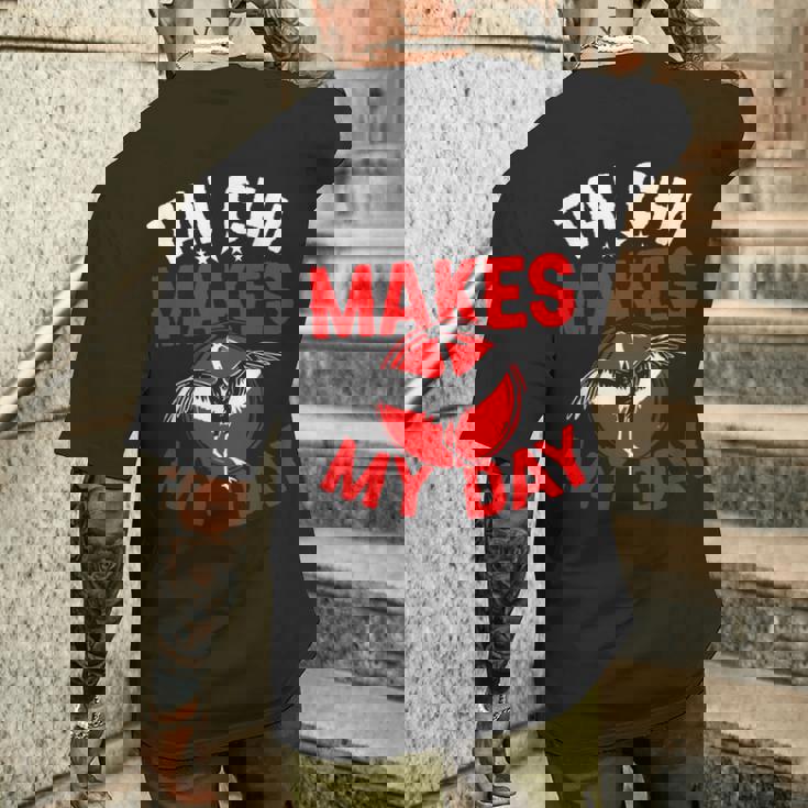 太極拳は私の日をつくる 太極拳 メンズTシャツ バックプリント 彼への贈り物