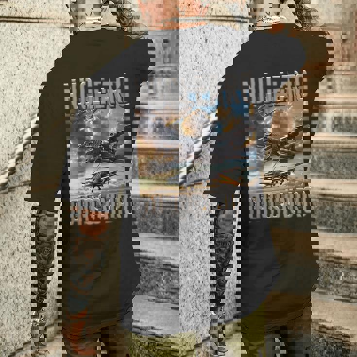 奇妙なミーム 面白い イタリアン ブレインロット ヌクレアロ 恐竜 キッズ メンズTシャツ バックプリント 彼への贈り物