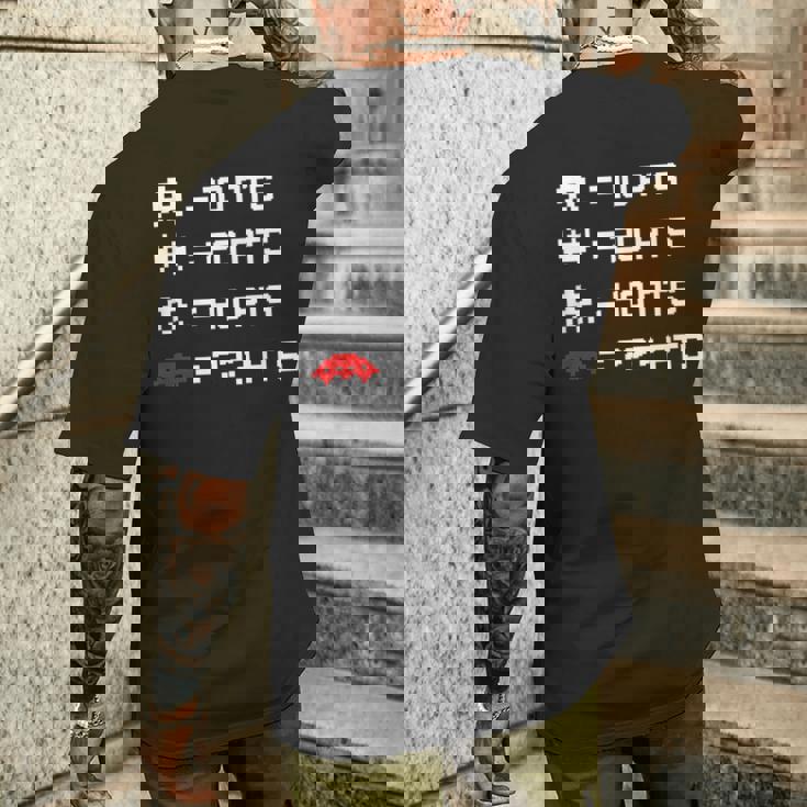 宇宙からのレトロなエイリアンインベーダー 80年代8ビットビデオゲームシャツ メンズTシャツ バックプリント 彼への贈り物