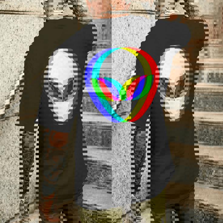 宇宙人 Alien Head うちゅうじん メンズTシャツ バックプリント 彼への贈り物