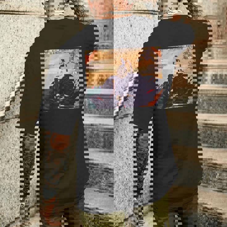 将軍 徳川家康 メンズTシャツ バックプリント 彼への贈り物