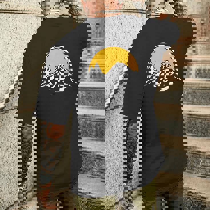 山の日 メンズTシャツ バックプリント 彼への贈り物