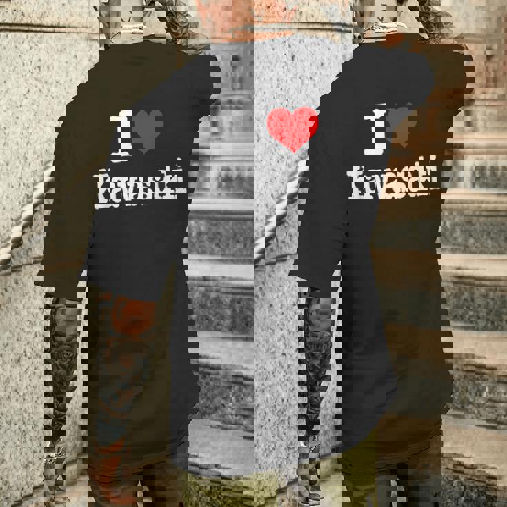 川崎市 I Heart Kawasaki I Love Kawasaki メンズTシャツ バックプリント 彼への贈り物