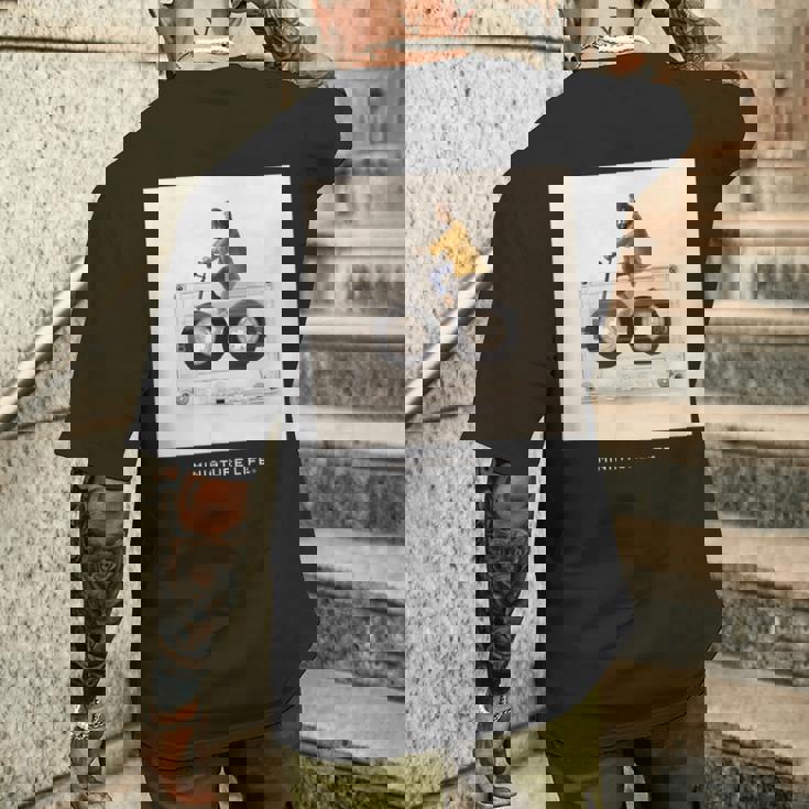 巻き戻しはできません メンズTシャツ バックプリント 彼への贈り物