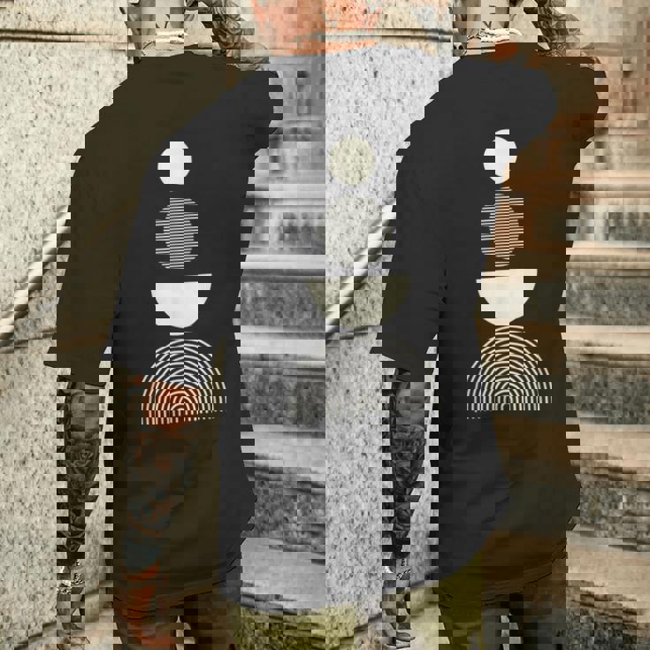 抽象アートシャツ コンテンポラリー モダンアート メンズ グラフィック レディース メンズTシャツ バックプリント 彼への贈り物