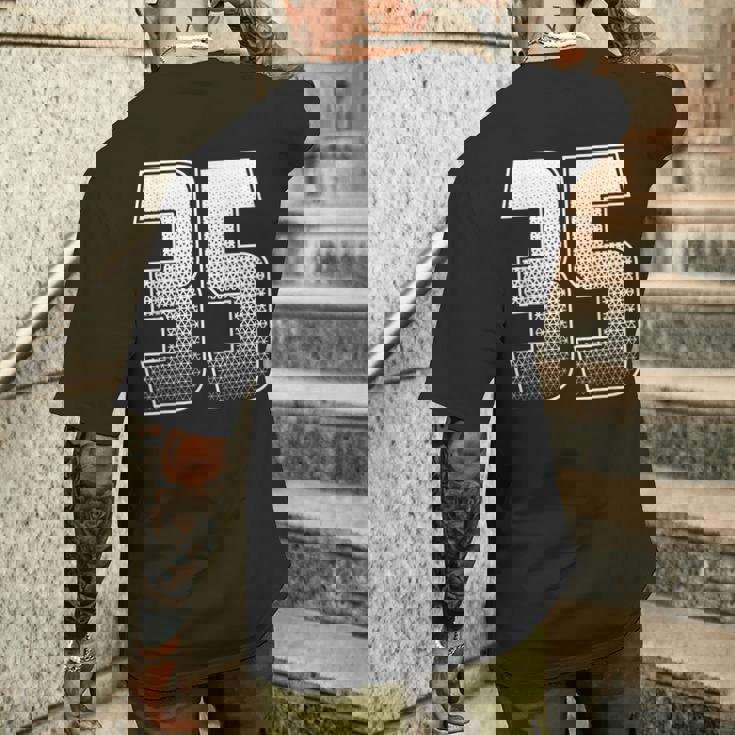 数字 35 サーティファイブ メンズTシャツ バックプリント 彼への贈り物