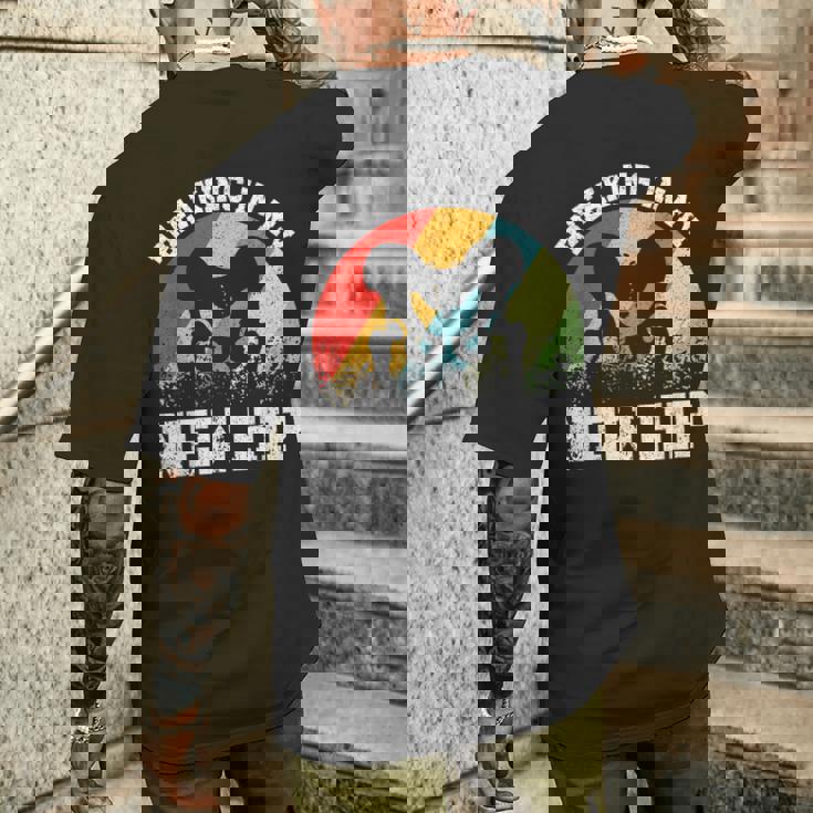 新しい股関節の慣らし 股関節置換手術 メンズTシャツ バックプリント 彼への贈り物