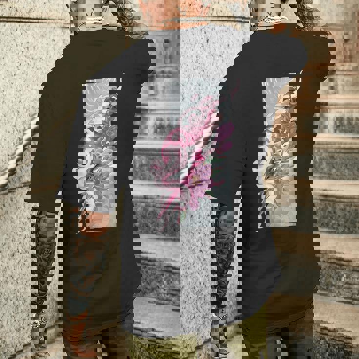 日本の手裏剣 アニメ メンズTシャツ バックプリント 彼への贈り物