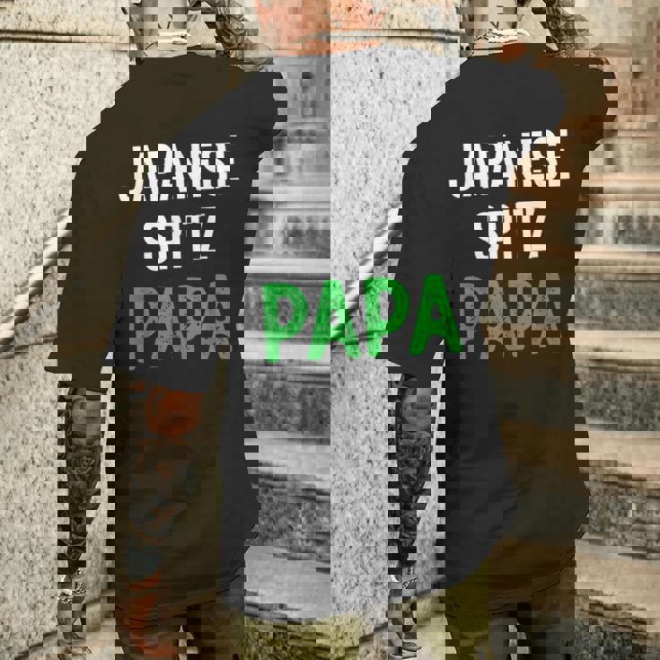 日本スピッツパパ メンズTシャツ バックプリント 彼への贈り物