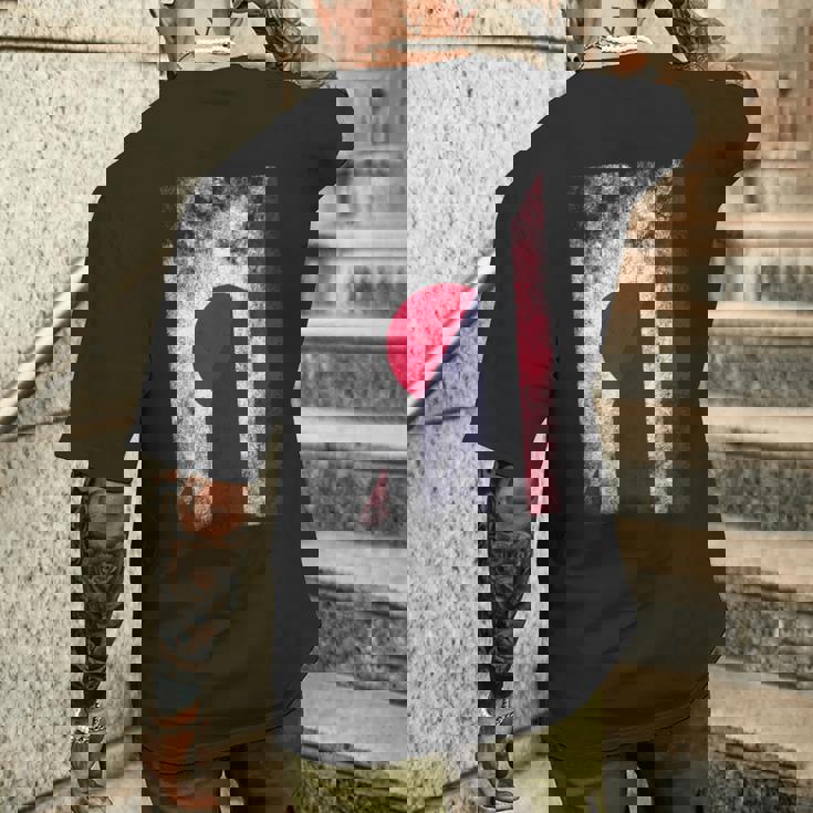 日本タイ国旗 日本語タイ メンズTシャツ バックプリント 彼への贈り物