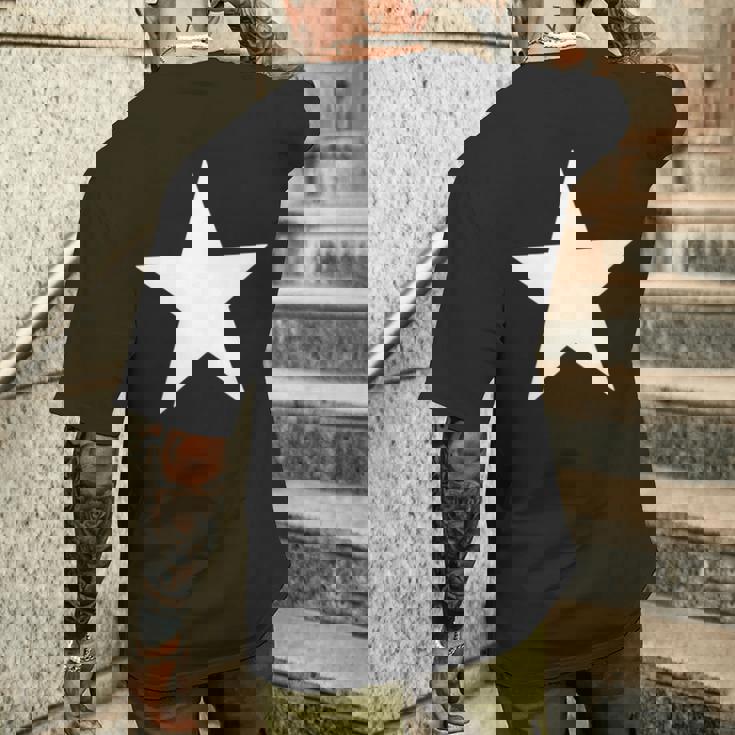 星 メンズ レディース ロック かっこいい おしゃれ かわいい プリント 大きいサイズ ブランド 黒 ステラ 長袖tシャツ メンズTシャツ バックプリント 彼への贈り物