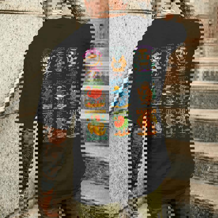 最も愛されているイタリアンブレインロットキャラクターキッズミームボーイトレンディ。 メンズTシャツ バックプリント 彼への贈り物