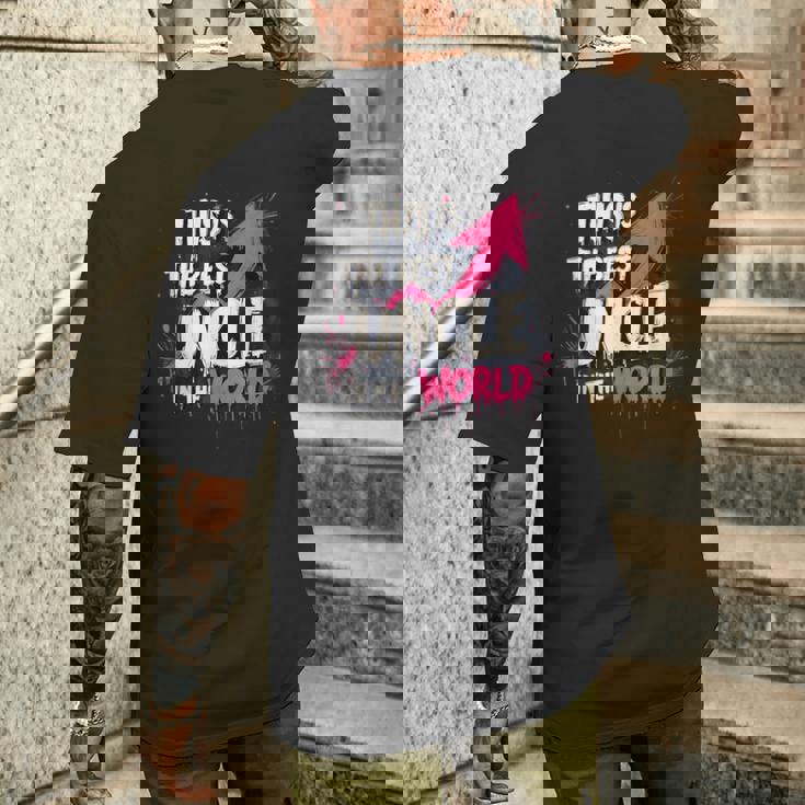 最高の叔父デザイン メンズTシャツ バックプリント 彼への贈り物