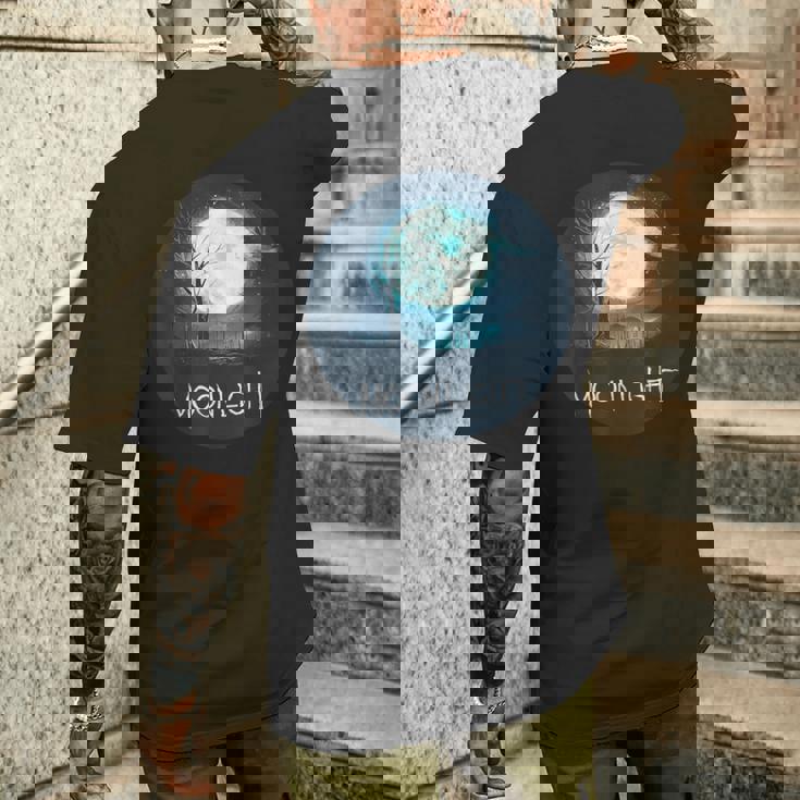 月光愛好家のための素晴らしい夜の服。 メンズTシャツ バックプリント 彼への贈り物