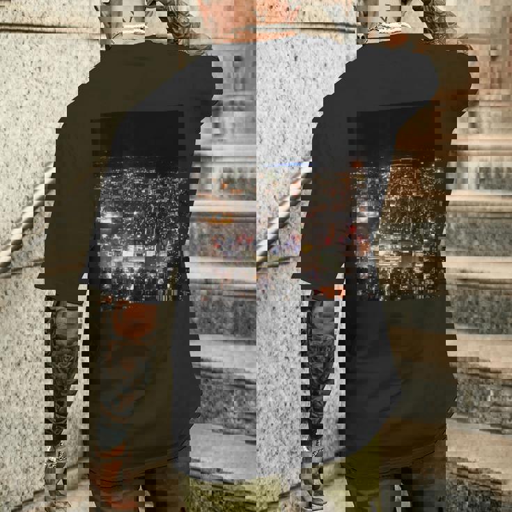 東京の夜景 メンズTシャツ バックプリント 彼への贈り物