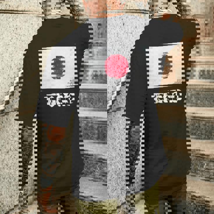 東京日本国旗シャツ メンズTシャツ バックプリント 彼への贈り物