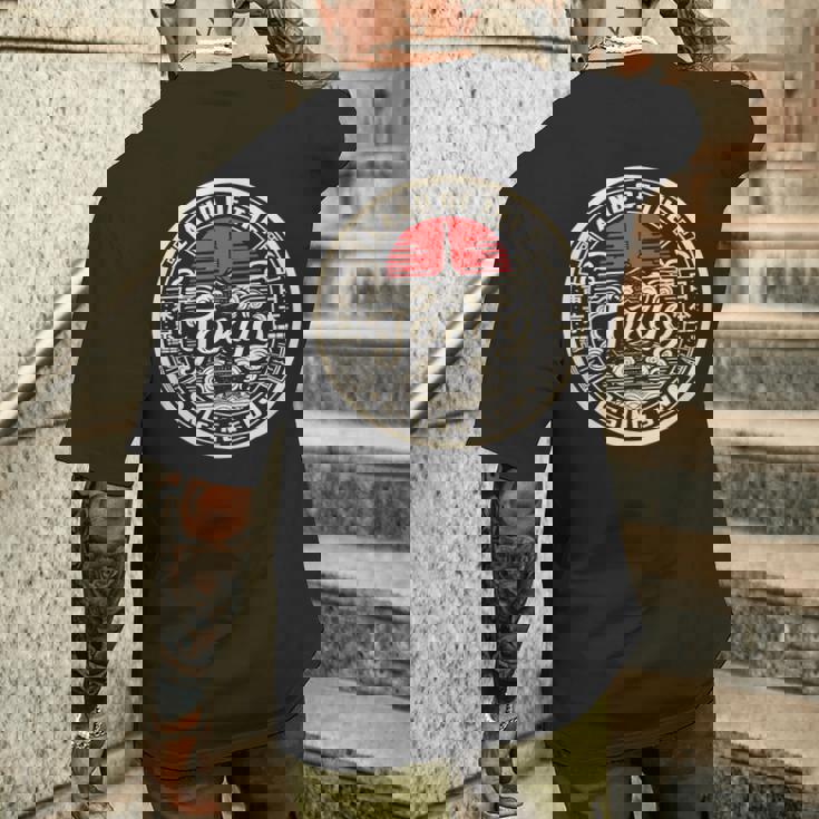 東京都スカイライン 日本の漢字文字 日本土産 メンズTシャツ バックプリント 彼への贈り物