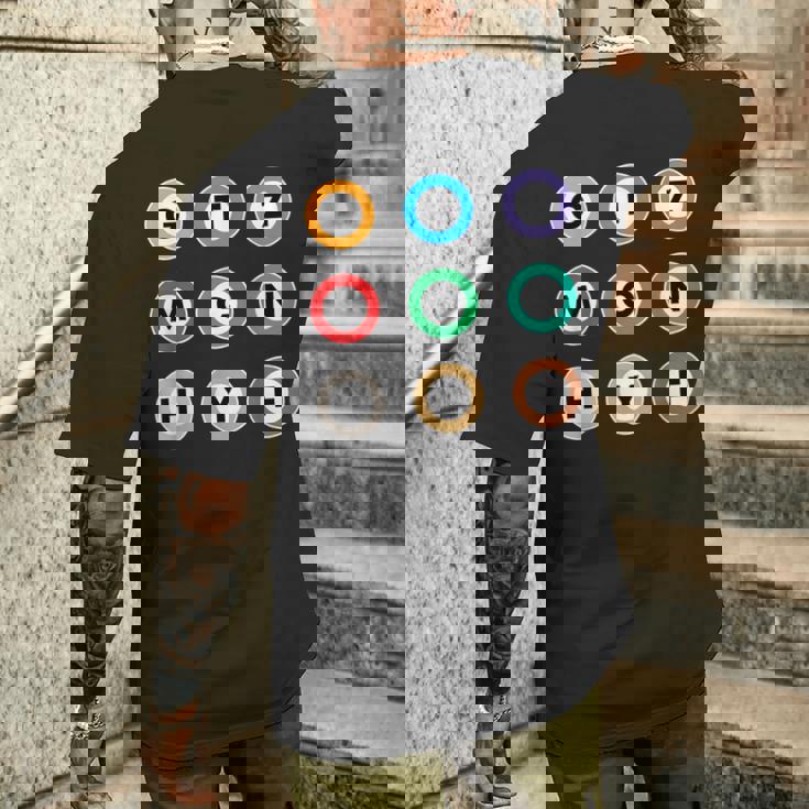 東京都営電車 地下鉄 銀座丸の内 日比谷有楽町 メンズTシャツ バックプリント 彼への贈り物