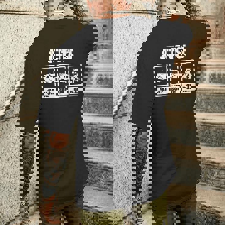 柔術 スラップバンプロール ブラジリアン柔術ギフト メンズTシャツ バックプリント 彼への贈り物