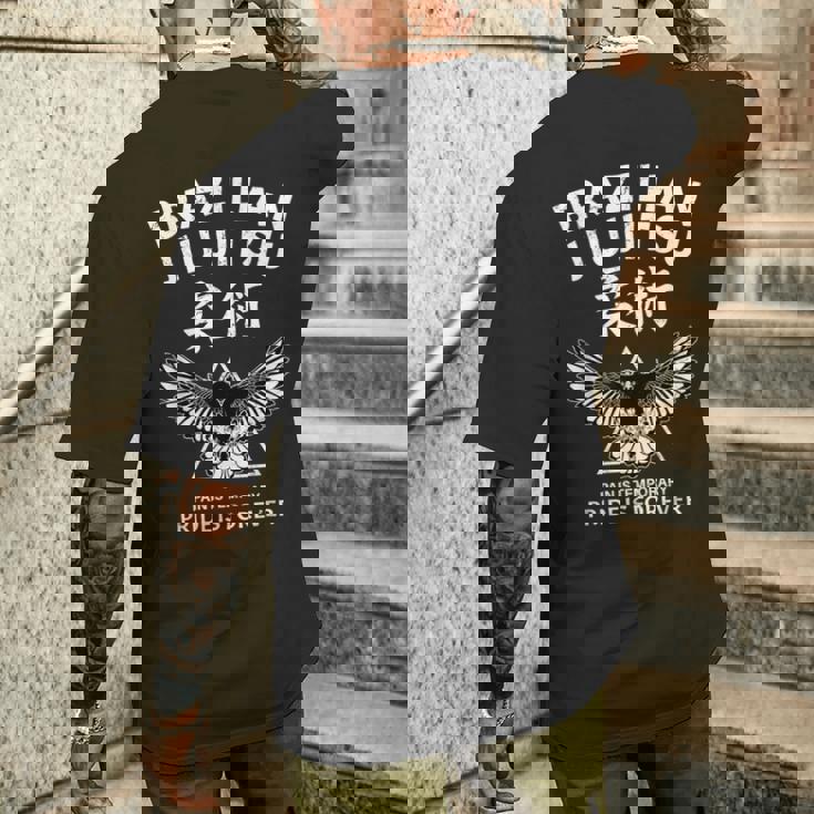 柔術イーグル メンズTシャツ バックプリント 彼への贈り物