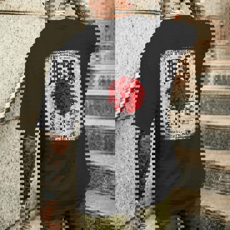 柔道 涼しい 日本のシンボル 柔道家 武道愛好家 メンズTシャツ バックプリント 彼への贈り物