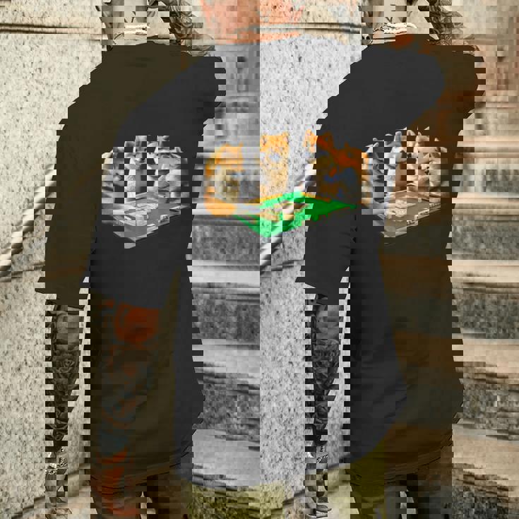 柴犬 イヌ 麻雀 面白いtシャツ 犬 文字入り メンズ おもしろ 面白い 服 おもしろグッズ ネタ 雀士 メンズTシャツ バックプリント 彼への贈り物