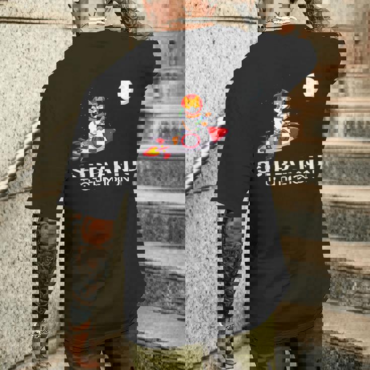 柴犬 コイン 暗号トークン 暗号通貨 財布 柴軍 メンズTシャツ バックプリント 彼への贈り物