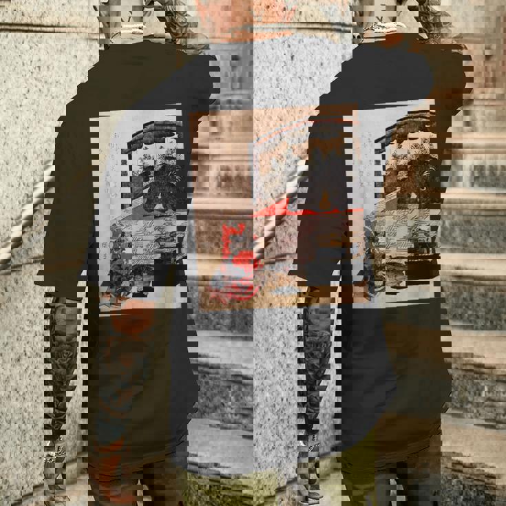 歌川国芳 訓練中の遊女 メンズTシャツ バックプリント 彼への贈り物