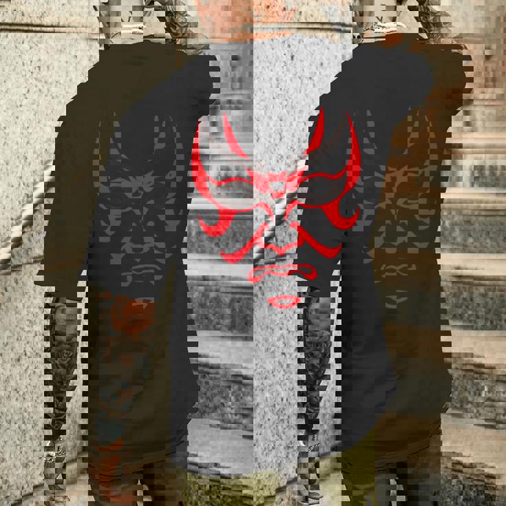 歌舞伎者 にらみ メンズTシャツ バックプリント 彼への贈り物