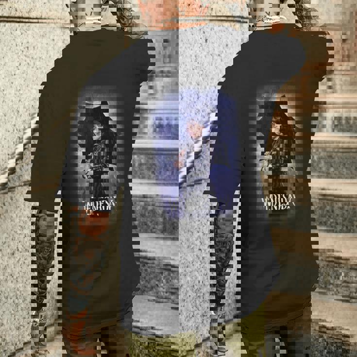 水曜シリーズ 水曜日のポスターアート メンズTシャツ バックプリント 彼への贈り物