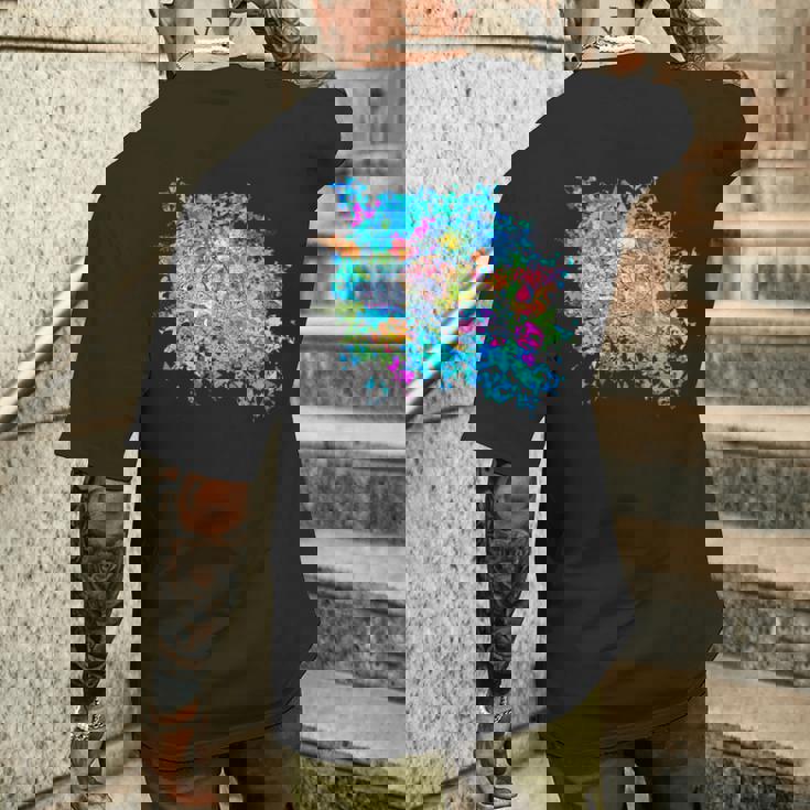 海シリーズ 鮮やかな海亀 メンズTシャツ バックプリント 彼への贈り物