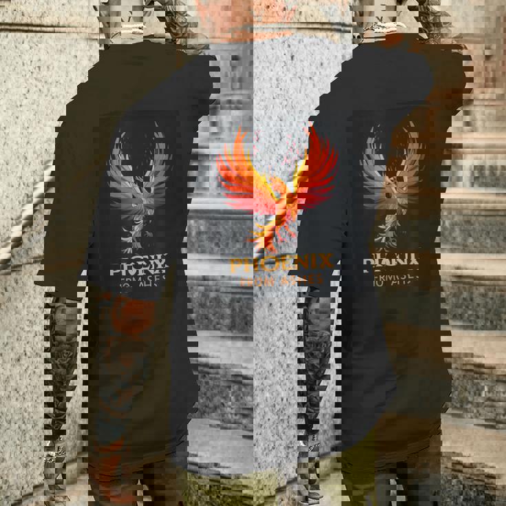炎フェニックス コスチューム 火の鳥好きに メンズTシャツ バックプリント 彼への贈り物