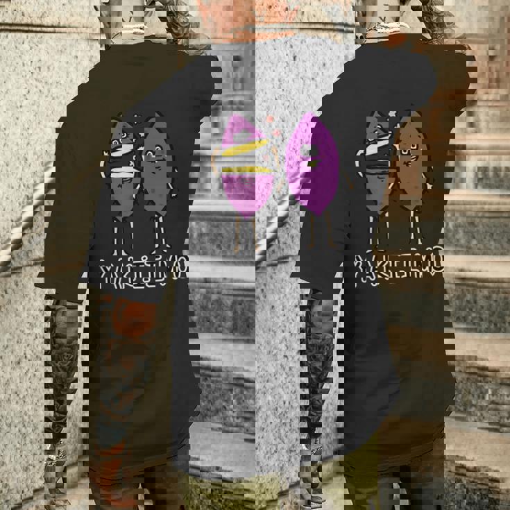 焼き芋さん メンズTシャツ バックプリント 彼への贈り物