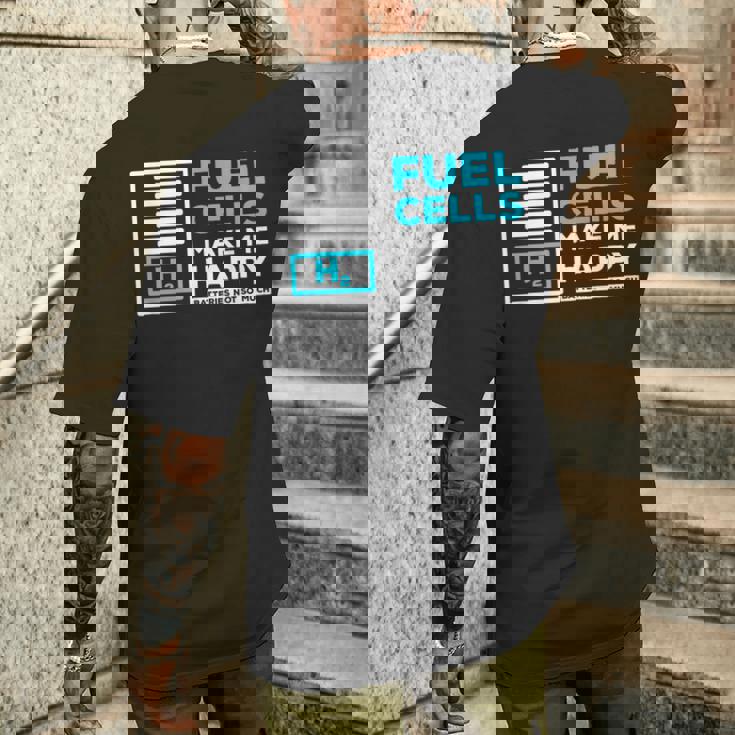 燃料電池 車両用燃料電池 メンズTシャツ バックプリント 彼への贈り物