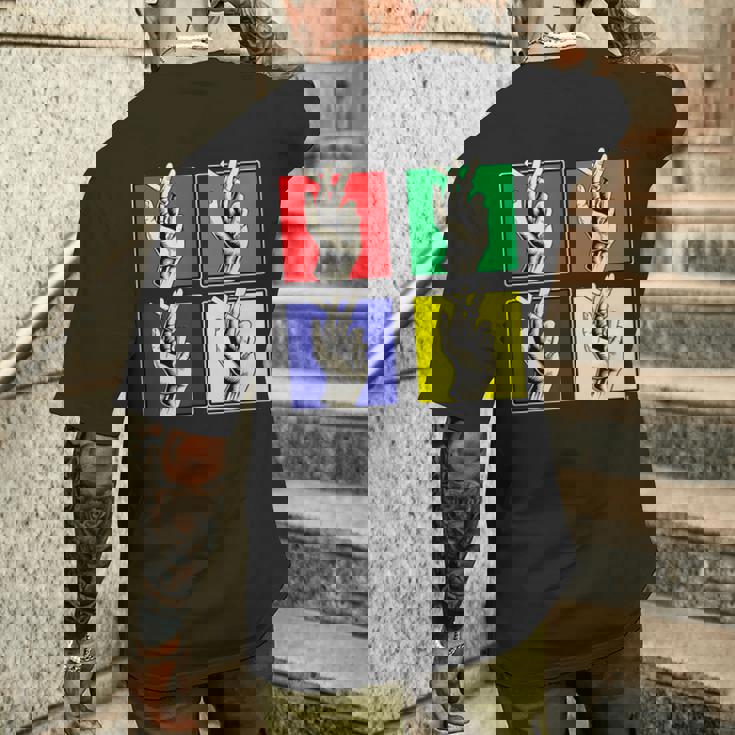 燻製器 禁煙 むえん 喫う たばこ アンチストレス 煙草とコーヒー 好勝負 弛緩 メンズTシャツ バックプリント 彼への贈り物